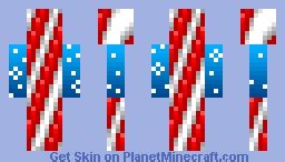 Candy Cane Minecraft Skin