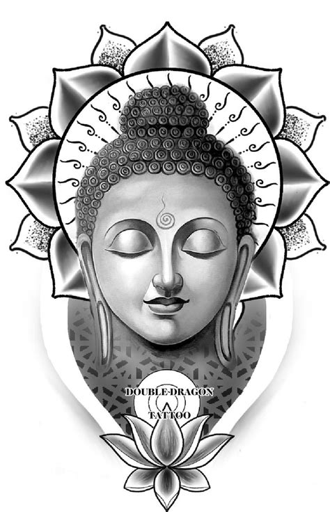 Buddha With Lotus Tattoo Designs