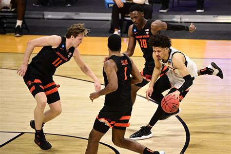 NCAA Tournament: Cade Cunningham, Oklahoma State upset by Oregon State ...