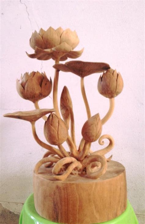 Carving Wooden Flowers | Upcycle Art