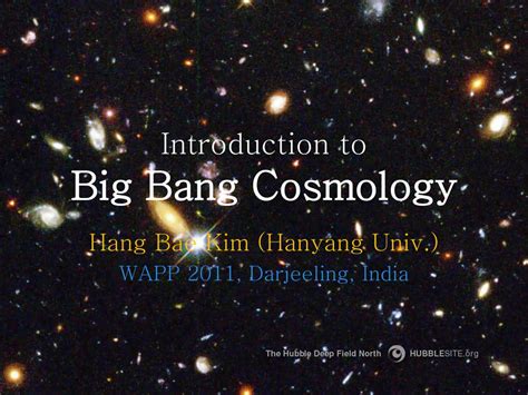 PPT - Introduction to Big Bang Cosmology PowerPoint Presentation, free ...