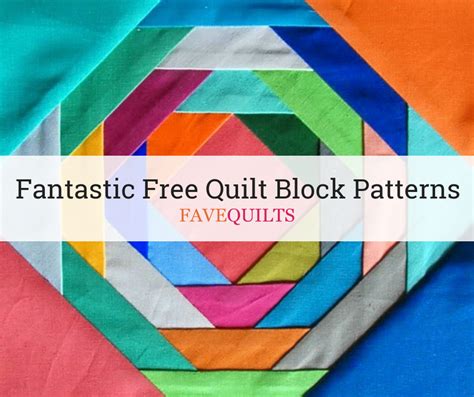 38 Fantastic Free Quilt Block Patterns | FaveQuilts.com