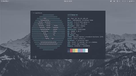 Pop!_OS Minimalist Nordic Theme : r/pop_os