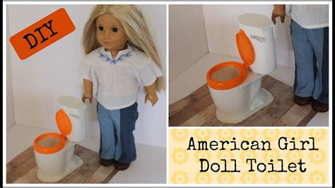 DIY American Girl Doll Toilet - for American Girl Julie’s Bathroom ...