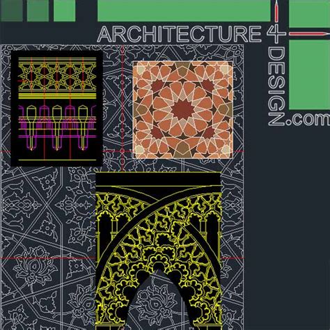 Architecture Design — 340 Islamic architecture ornament motifs and...