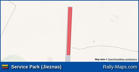 Service Park (Jieznas) stage map | Rally Kauno Ruduo 2005 [LARČ] 🌍 | Rally-Maps.com