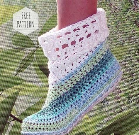 Crochet Shoes Free Pattern