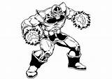Thanos coloring Pages Free Printable sketch template