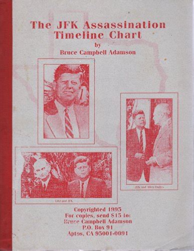 The JFK Assassination Timeline Chart - Adamson, Bruce Campbell; Amerson ...