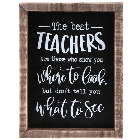 The Best Teachers Plaque, 8 x 6 x 1 Inches | Mardel