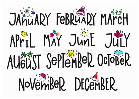 Months Year Stock Illustrations – 15,481 Months Year Stock Illustrations, Vectors & Clipart ...