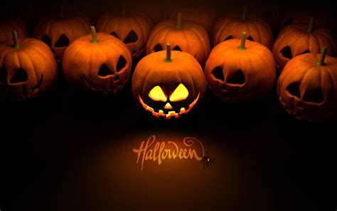 Holiday Halloween Holiday Jack-o'-lantern Wallpaper | Cute desktop ...