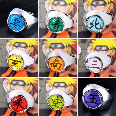 Naruto Akatsuki Rings - Naruto Akatsuki