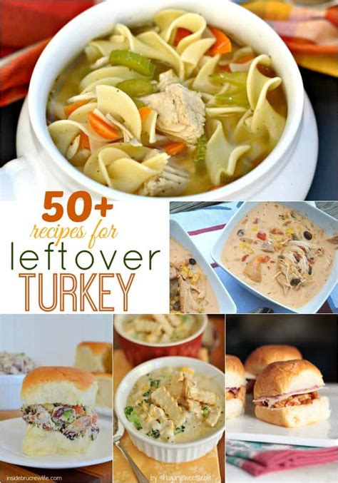 50+ Recipes to Make with Leftover Turkey - Shugary Sweets