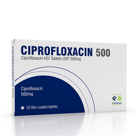 Ciprofloxacin 500 – Fidson Healthcare Plc.