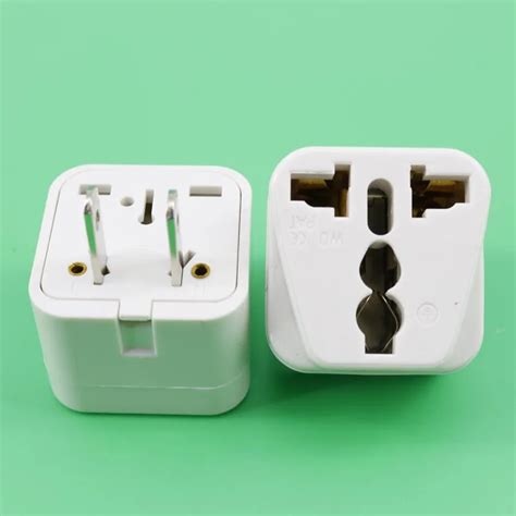 2016 US 2 Flat pin Type A Universal Multiple AC Travel Power Plug ...