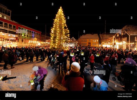 Tromso norway christmas hi-res stock photography and images - Alamy