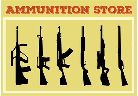 Weapon and Gun Shape Collection 84112 Vector Art at Vecteezy