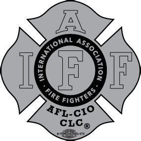 IAFF Flat Black Decal