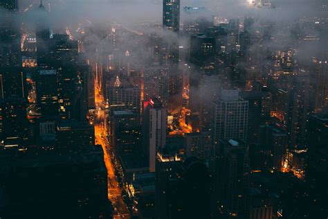 urban, Street, Mist, Lights, Cityscape, City, Building Wallpapers HD ...