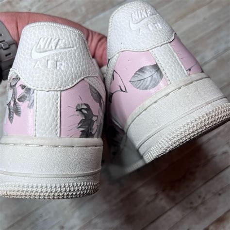 Nike Air Force 1 Pink Floral Sneakers - Gem