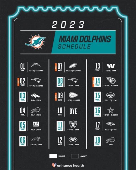 Miami Dolphins 2023 Schedule Released | REDBROWARD