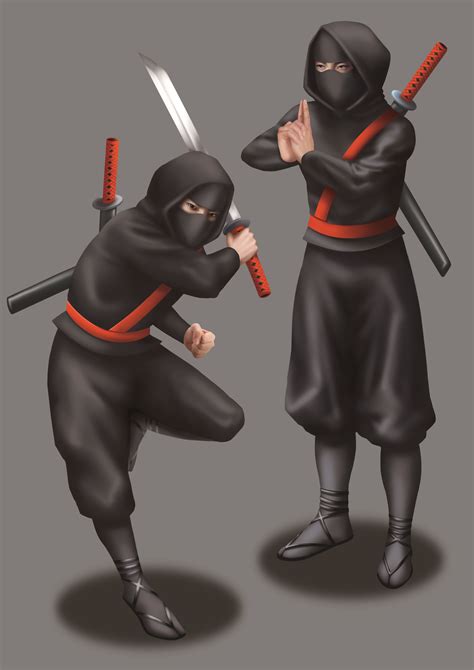 ArtStation - Character Design - Ninja