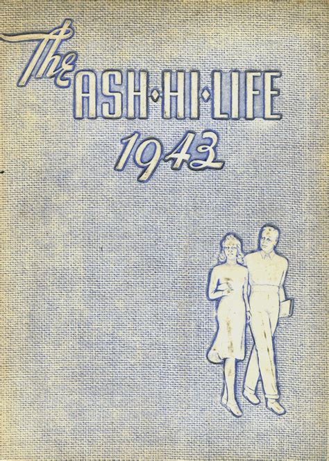 1943 yearbook from Asheboro High School from Asheboro, North Carolina