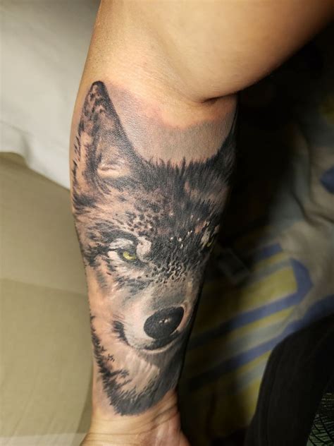 Tattoo uploaded by adeolinger • ALFA WOLF. #realistic #wolf #alfa # ...