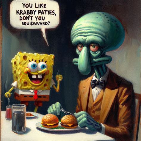 You like Krabby Patties, don't you Squidward? : r/spongebob