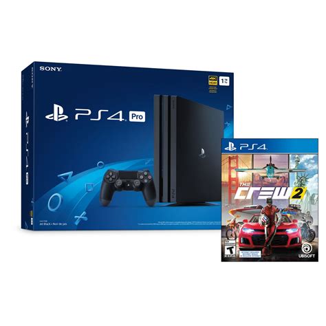 PlayStation®4 PRO 1TB Console + The Crew 2 (PS4) | Walmart Canada