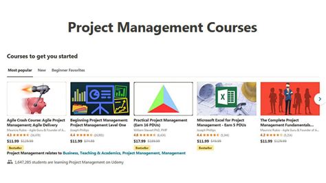 10+ Best Udemy Project Management Courses for (2021)