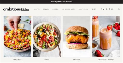 23+ Amazing Food Blog Examples of Great Design in 2024