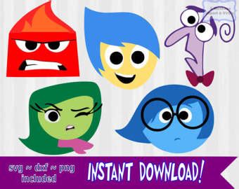 inside out emotion faces - Clip Art Library