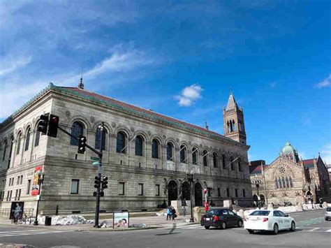 Boston Public Library McKim Building in Copley Square (1895)