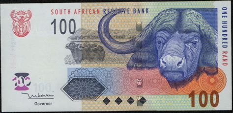 My Currency Collection: South Africa Currency 100 Rand banknote 2005 African Buffalo