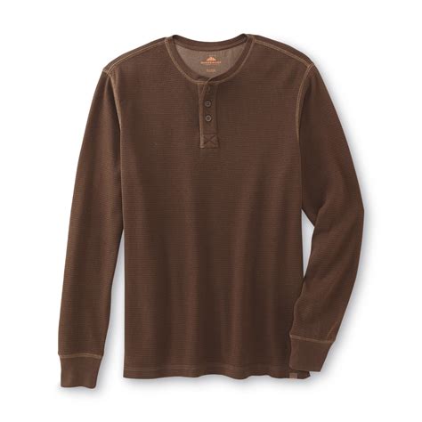 Northwest Territory Men's Thermal Henley Shirt - Clothing, Shoes ...