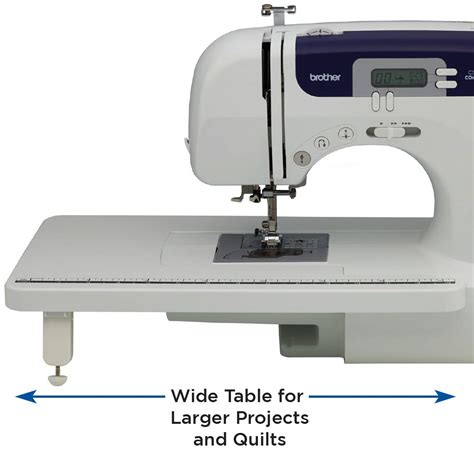 Brother Computerized Sewing and Quilting Machine, CS6000i, 60 Built-in Stitches, 7 Styles of 1 ...
