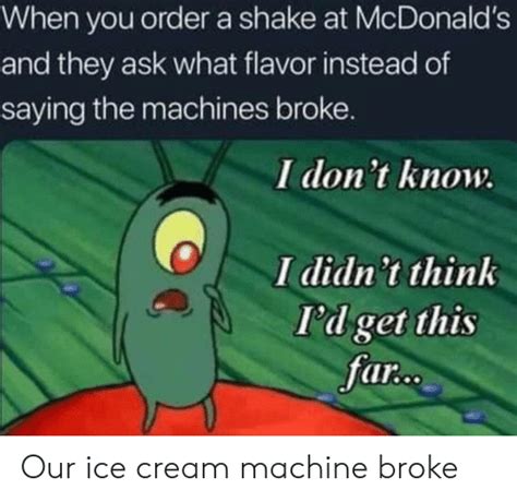 McDonald's Ice Cream Machine | Know Your Meme