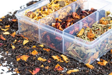 Close-up of different varieties of Australian dry tea - Creative Commons Bilder