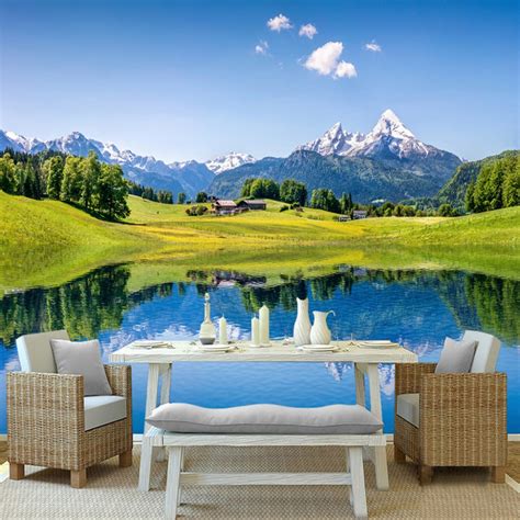 Custom Wallpaper Mural Scenic Landscapes Free Shipping | BVM Home