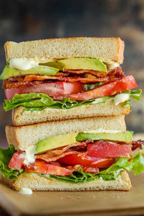 BLT Sandwich with the Best Sauce (VIDEO) - NatashasKitchen.com