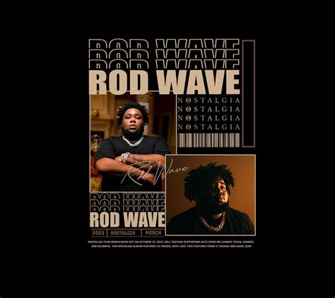 Rod Wave Nostalgia Tour 2023 Png Rod Wave Png - Etsy