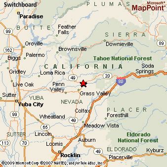 Where is Nevada City, California? see area map & more