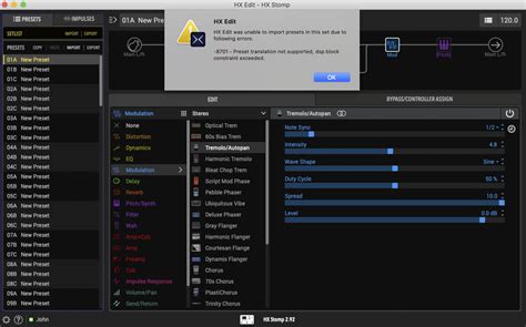 HX Stomp - No default presets / inability to import - Helix - Line 6 ...