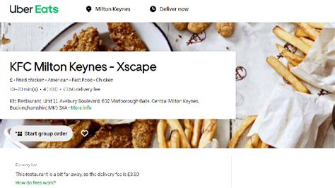 KFC at Xscape Milton Keynes now accepting orders via Uber Eats and ...