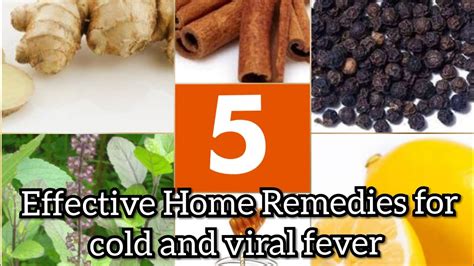 Cough, cold & viral fever home remedies | KR-39 - YouTube