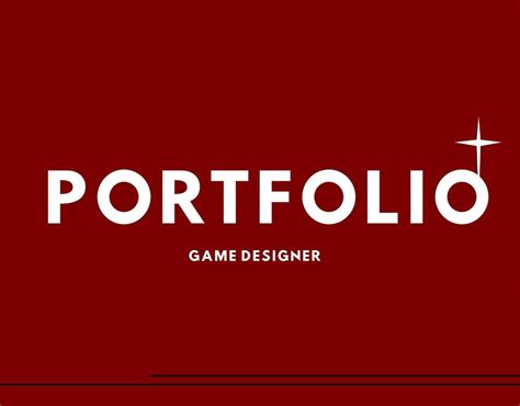 Portfolio | Game Designer :: Behance