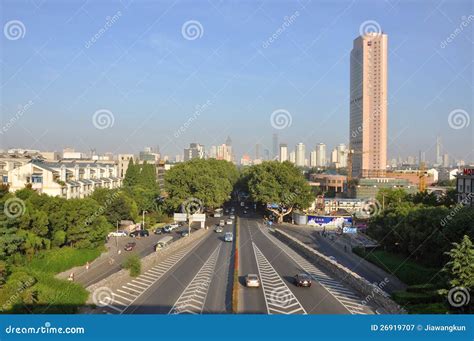 Nanjing City Skyline, China Editorial Photography - Image of archway, gate: 26919707