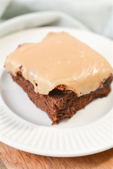 Brownies with Peanut Butter Fudge Frosting - Sweet Pea's Kitchen